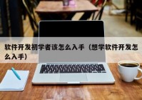 软件开发初学者该怎么入手（想学软件开发怎么入手）