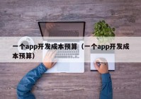 一个app开发成本预算（一个app开发成本预算）