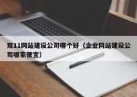 双11网站建设公司哪个好（企业网站建设公司哪家便宜）